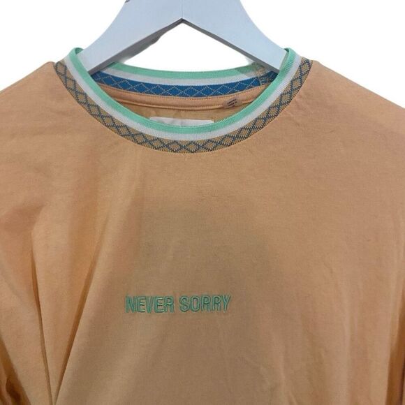 PACSUN small Never sorry long sleeve yellow tshirt - Picture 5 of 5